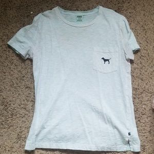 PINK Light Blue Shirt